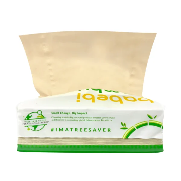 Bamboo Pulp 3 Ply 300 Sheets Facial Tissue