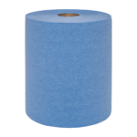 Blue Paper Hand Towel Roll