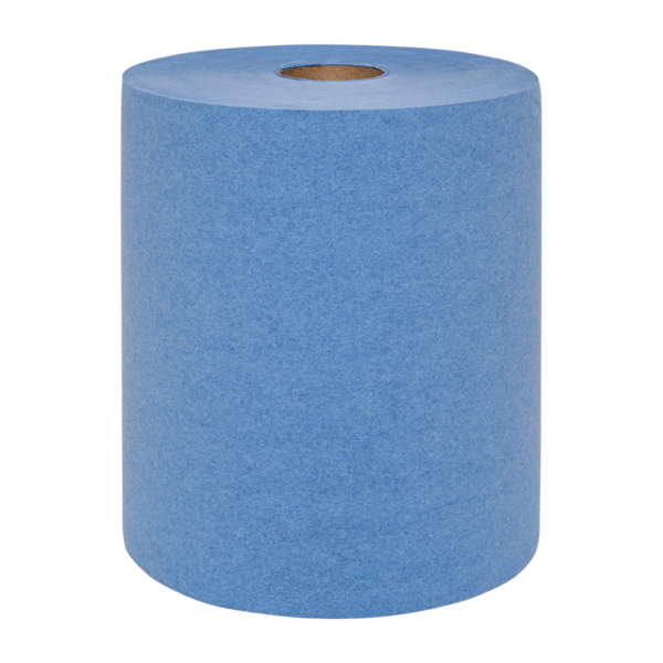 Blue Paper Hand Towel Roll