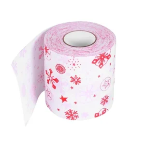 Colorful Printed 4 Ply Toilet Paper Roll