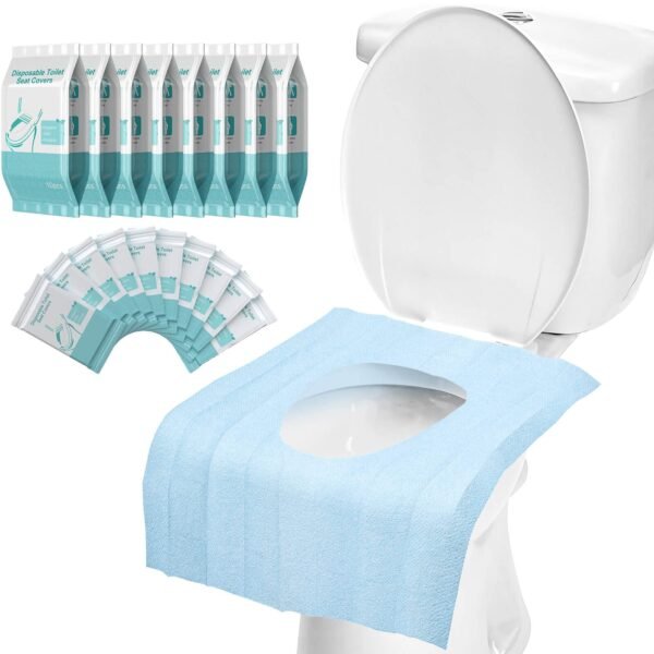 Individually Wrapped Disposable Toilet Seat Covers Paper