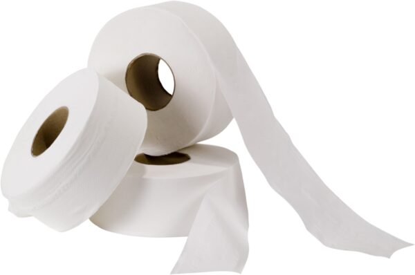 White 3 Ply Jumbo Tissue Roll
